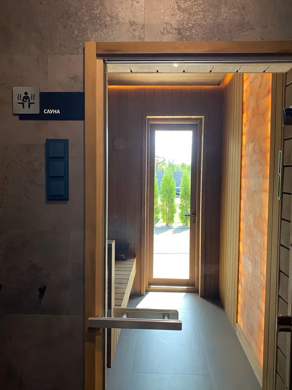 Стильный дом с чаном и сауной