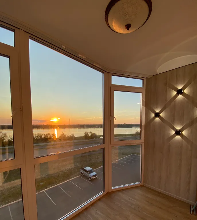 Уютная квартира с прекрасным видом на реку и красивейшие закаты