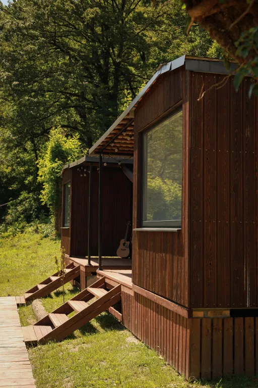 Коттедж Дом-глэмпинг с видом на горы — Эсто-Садок