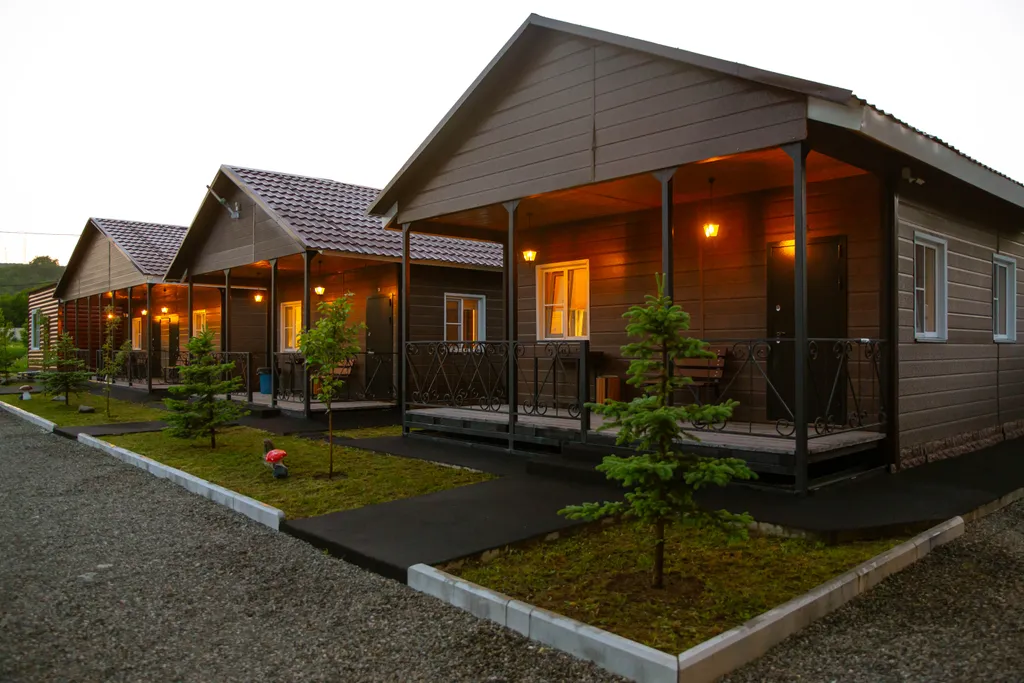 Двухместный коттедж с видом на горы