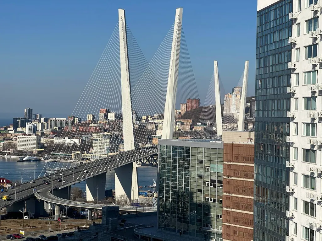 Квартира Шикарная квартира с панорамным видом на мосты — Владивосток