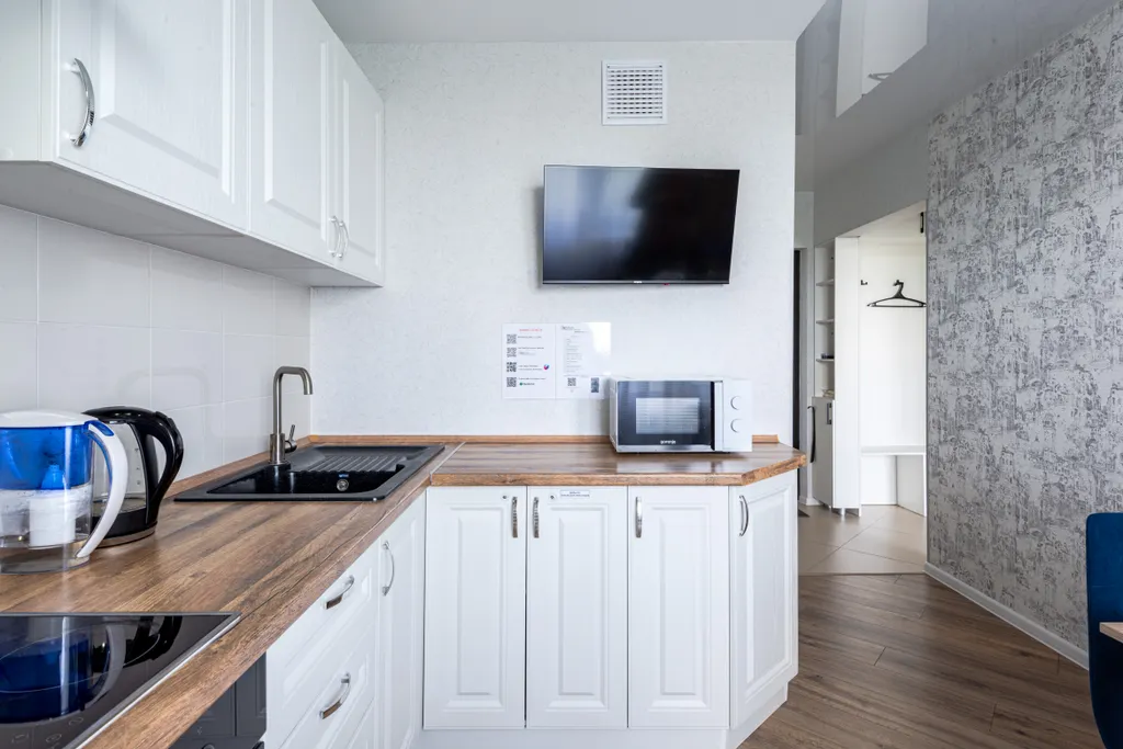 Уютная в новом микрорайоне, с гостиничным сервисом бесконтактно