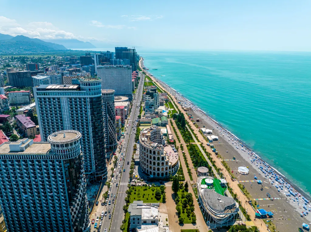 Панорама с видом на море