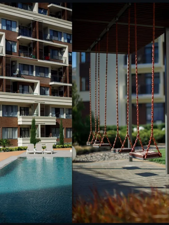 Апартаменты с видом на море и бассейн