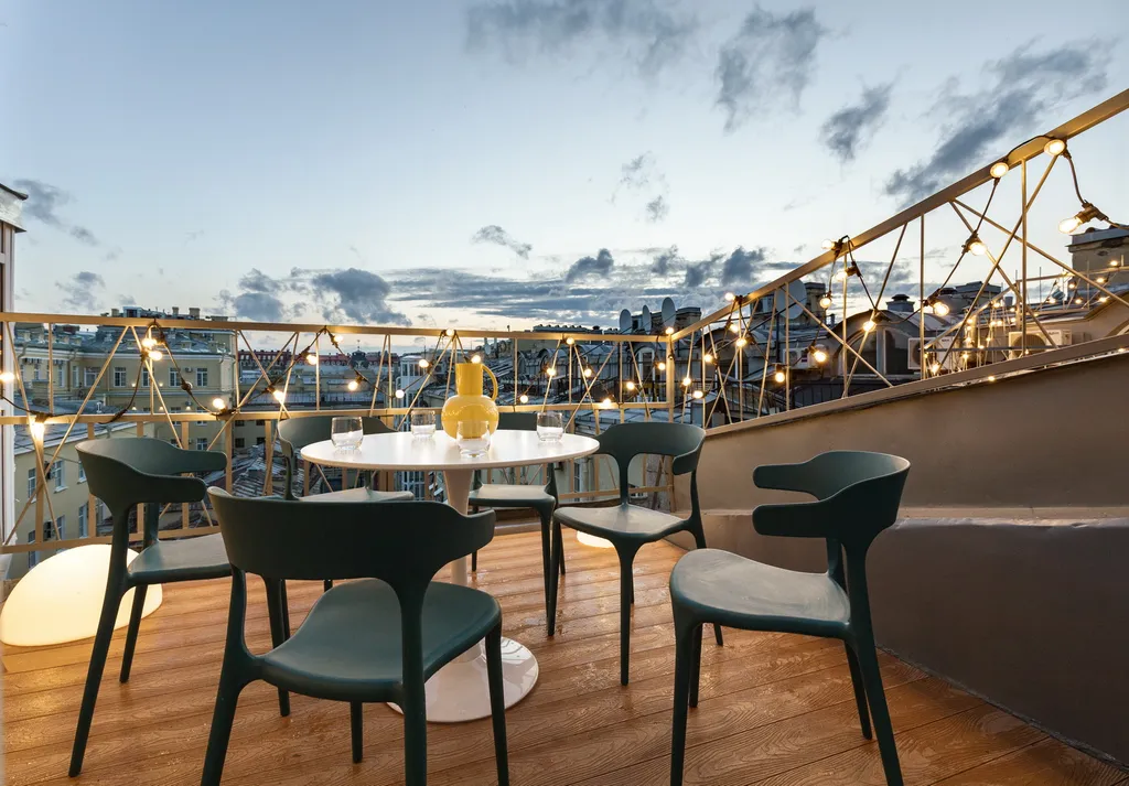 Квартира Апартаменты двухуровневые Benua 170 с Тремя Террасами — Санкт-Петербург