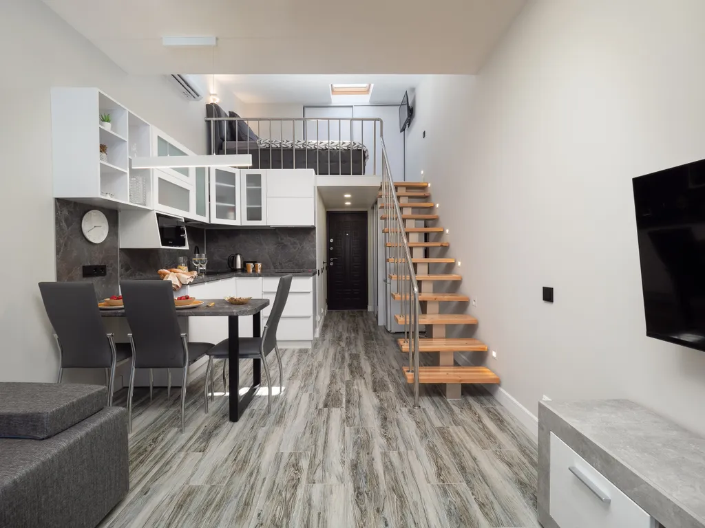 Квартира Мансардная студия в ЖК Резидент — аренда посуточно в Адлер