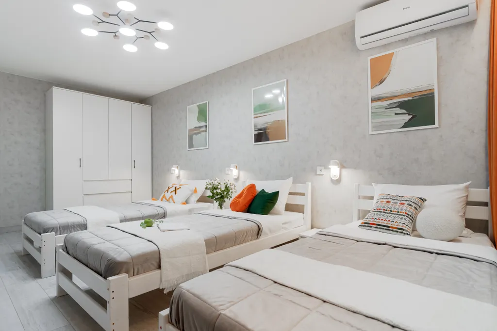 Просторная 2-комнатная квартира с дизайнерским ремонтом