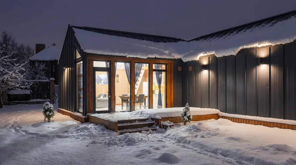 Коттедж Коттедж 3, barnhouse, современный одноэтажный дом с мансардой — Ногинск