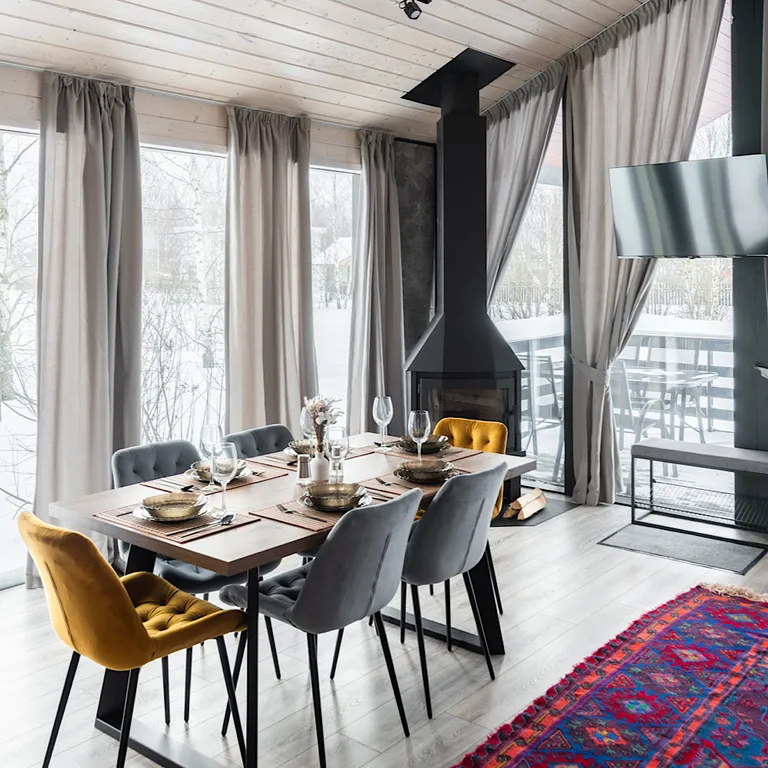 Домик у Сорочан с камином и сауной