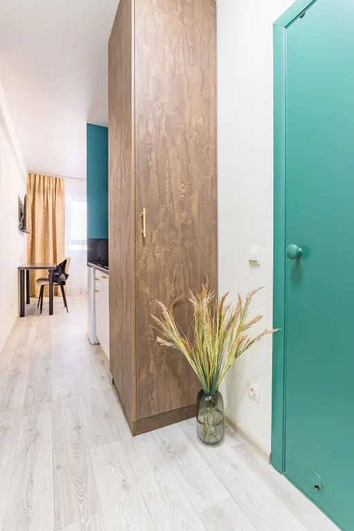 Стильная студия с видом на озеро