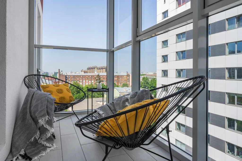 Квартира Gate View Apart Уютные 2-комнатные апартаменты у метро — Санкт-Петербург