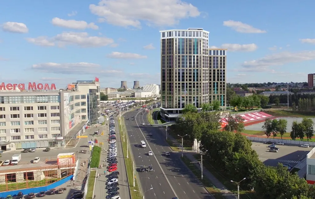 Квартира с видом на Волгу и город