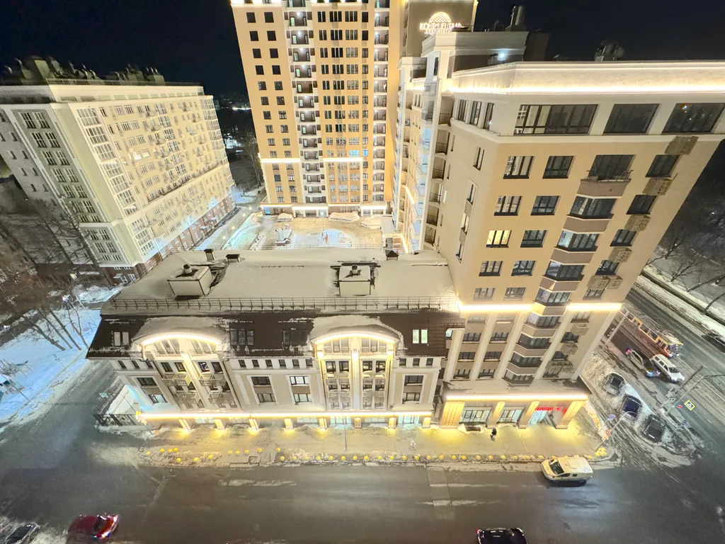 Квартира Комфортная квартира в новом доме с балконом и джакузи в центре города — Нижний Новгород