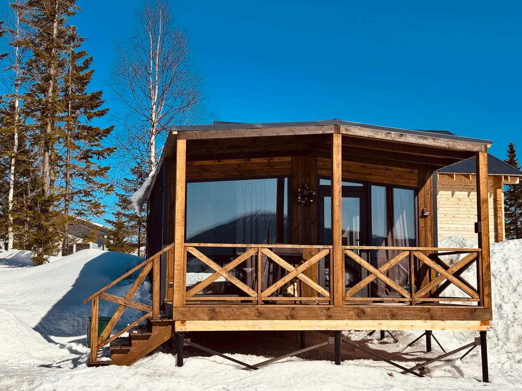 Коттедж 2 дома барн-хаус с панорамным видом на горы — аренда посуточно в Шерегеш