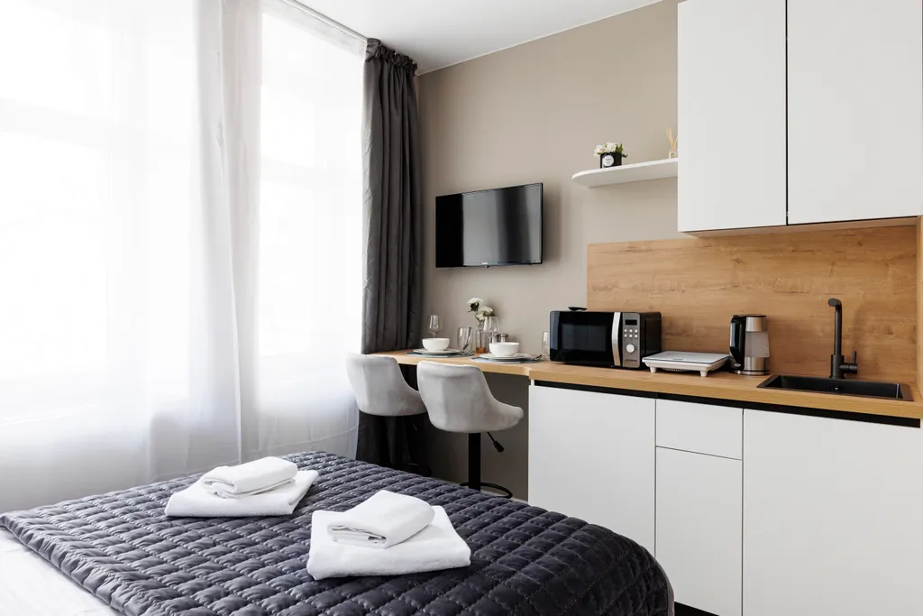 Квартира Квартира Дизайнерская студия на западе Москвы — Москва