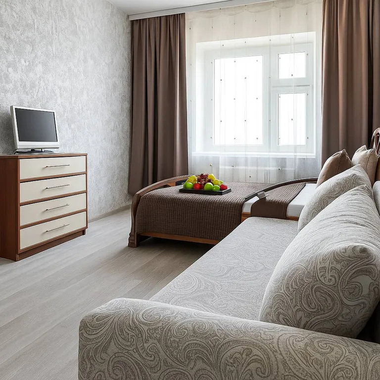 Апартаменты с балконом с бесконтактным заездом 24/7