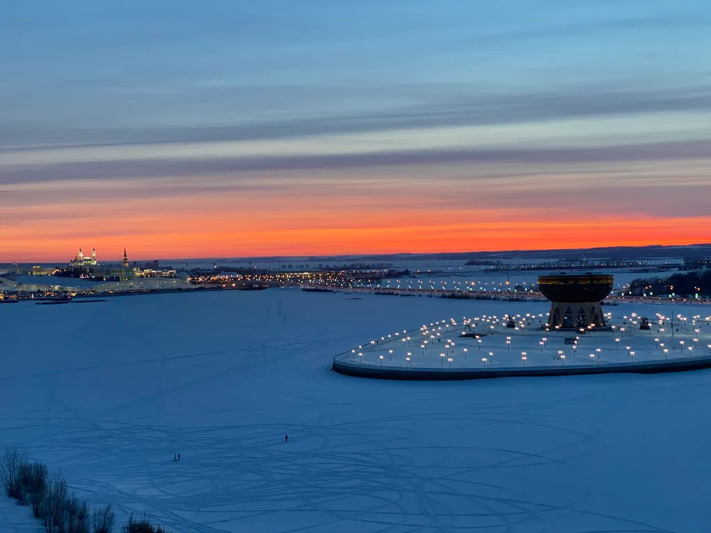 Kazan Skyline, Элитная 2-комнатная с панорамой на Кремль