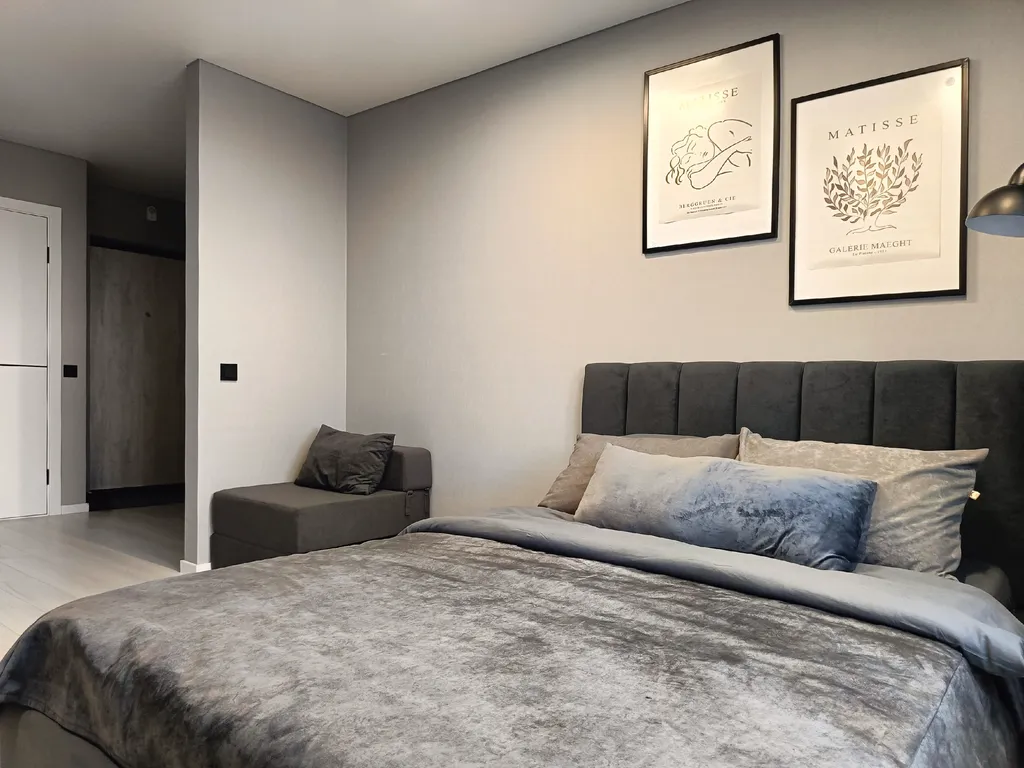 Апартаменты Комфорт хаус, студия с дизайнерским ремонтом