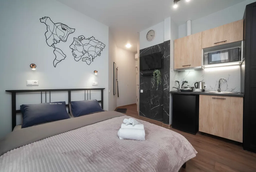 Квартира Квартира Стильная и комфортная студия в ЖК Ривер парк — Москва