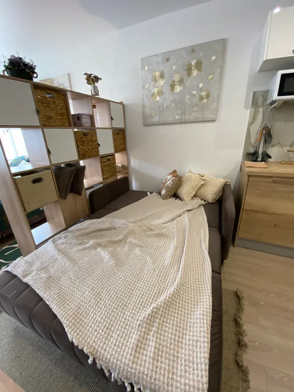 Студия в стиле Сканди с видом на Кремль