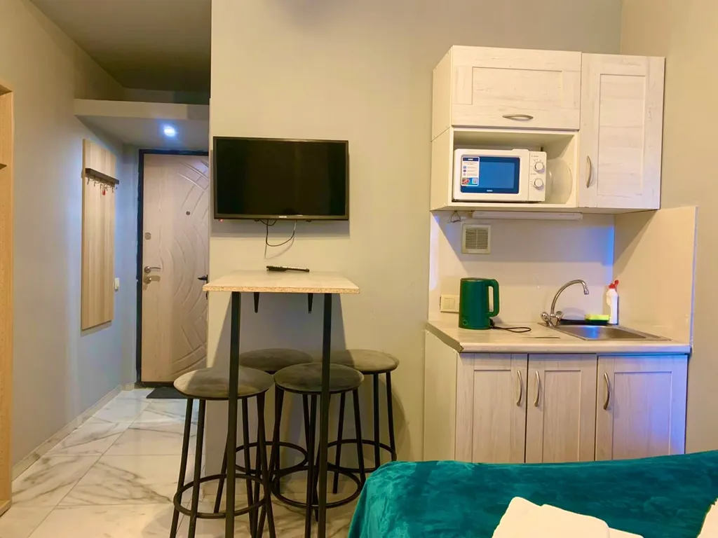 Квартира Квартира Уютная студия в сердце города для четверых — Санкт-Петербург