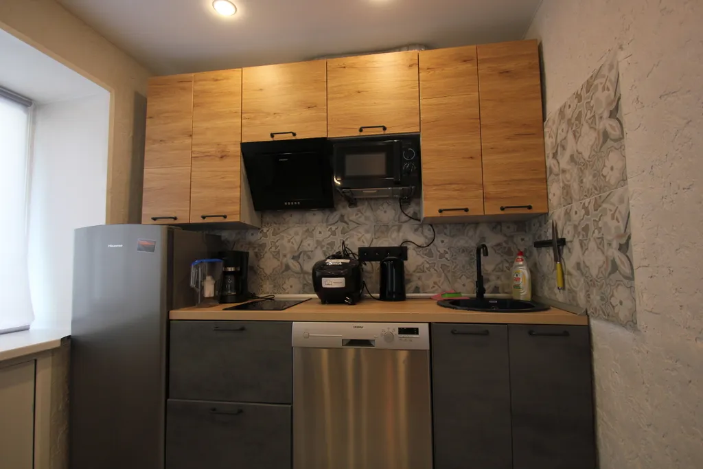 Просторная квартира-студия с евроремонтом