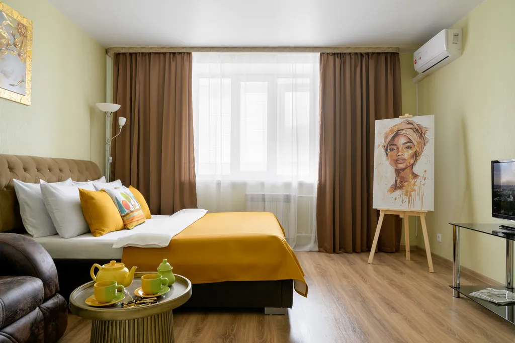 Просторная однокомнатная квартира в центре — аренда посуточно в Пенза