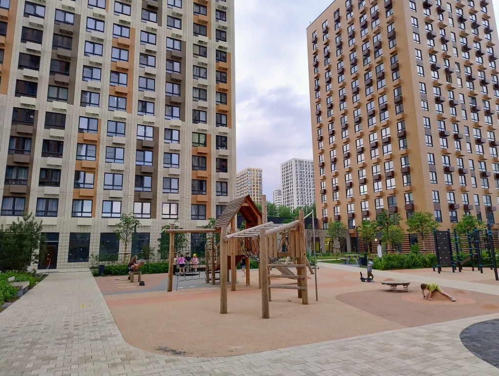 Квартира Квартира Яркая студия «Апельсин» у парка — Москва