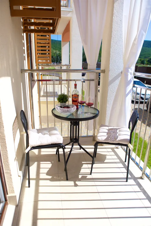 1-комнатная квартира на море с бассейном