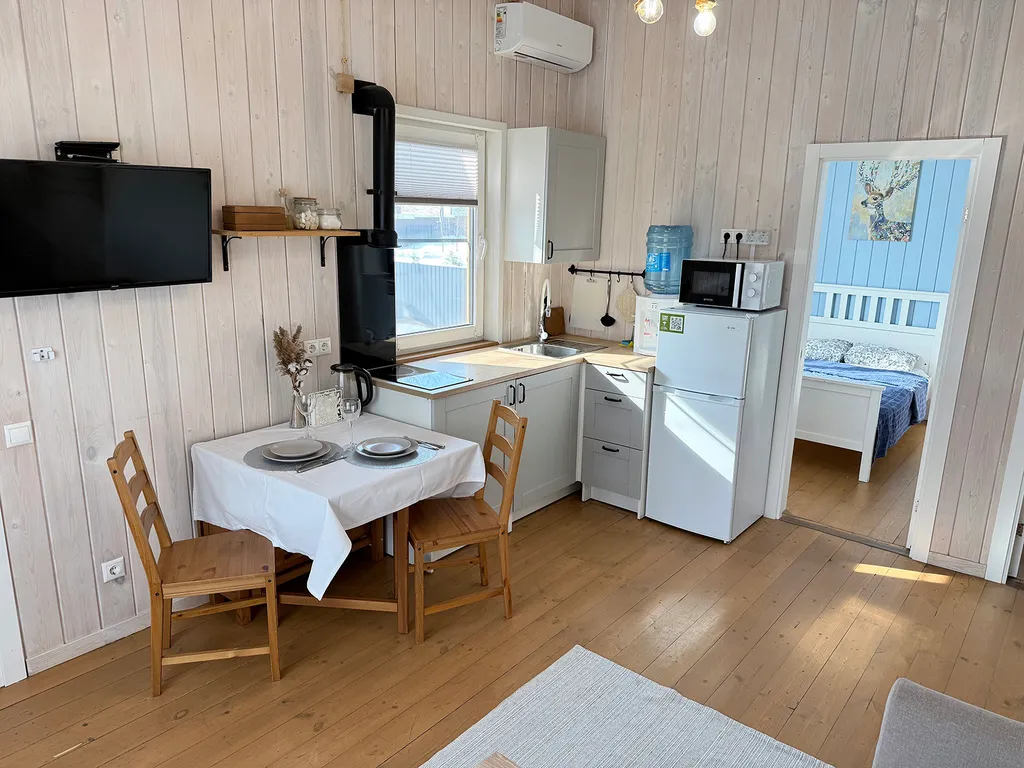 Дом 60m2 — чан, кухня, Wi-Fi