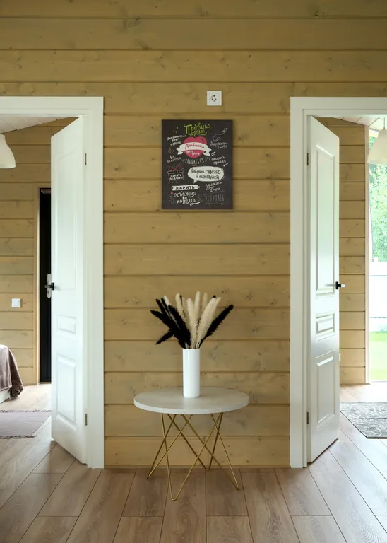 Дом Хвоя с баней с видом на ручей