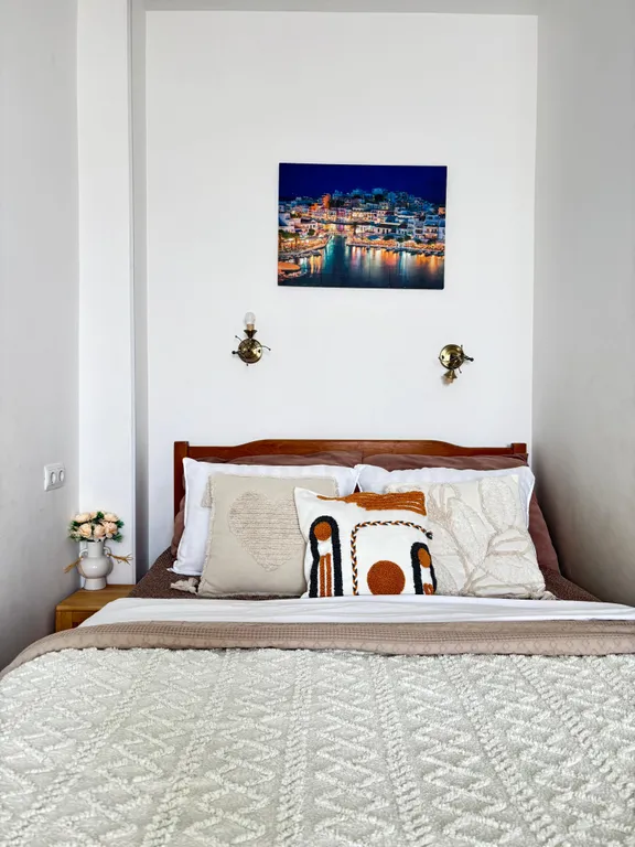 Квартира Квартира Атмосферный апартамент в морском стиле с видом на море в 300м до пляжа — Сириус