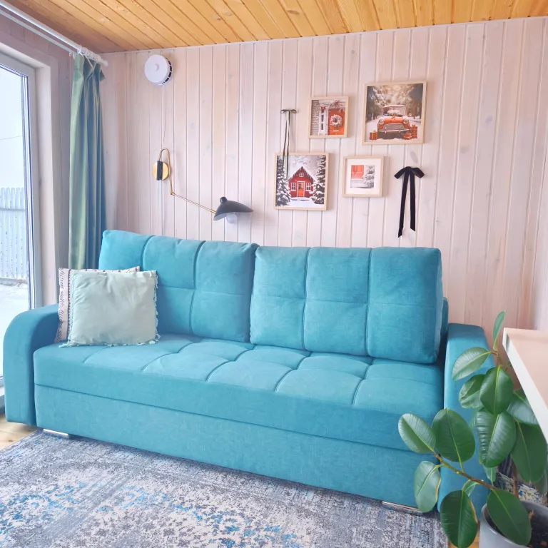 Уютный Сканди домик с видом на холмы, Баня с чаном