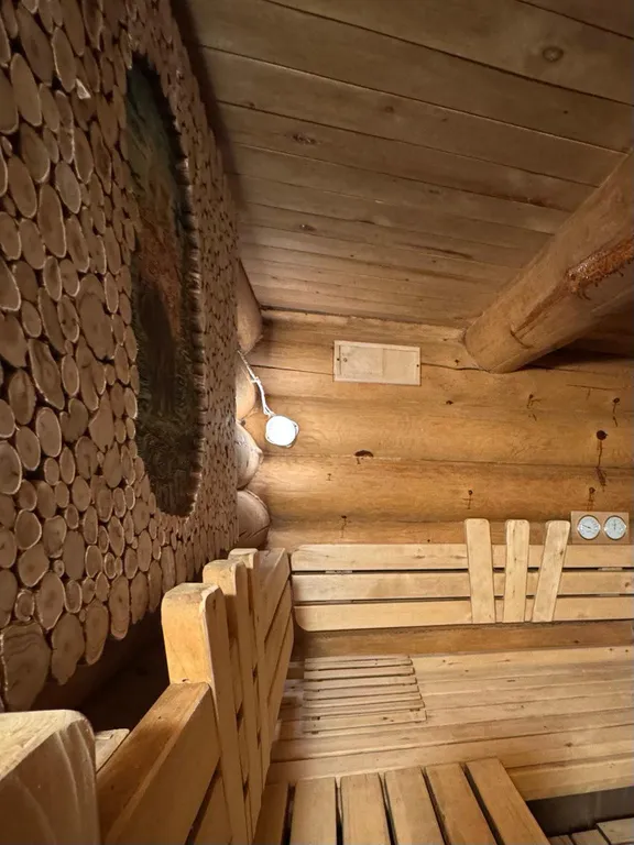 Уютный загородный дом-баня