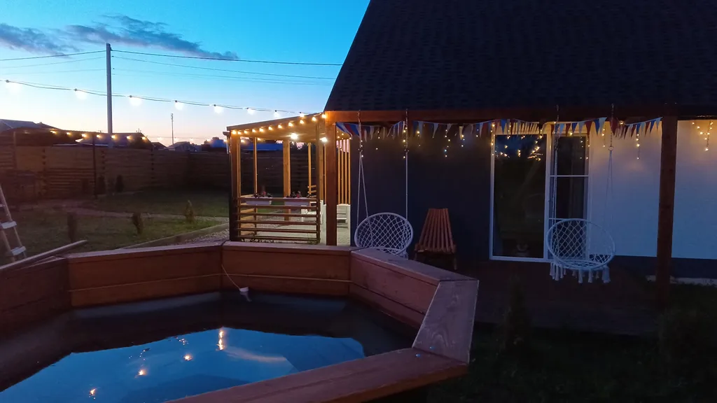 Коттедж Современный дом с сауной и чаном для загородного отдыха — Ефимьево