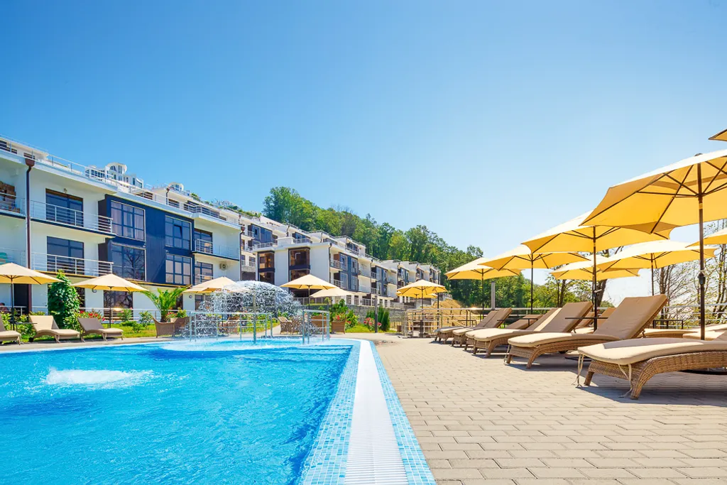 Квартира Стильный современный апартамент с видом на море — Мамайский Перевал