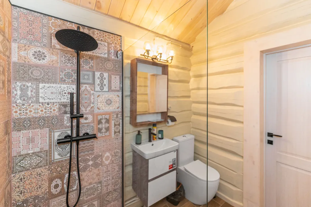 Уютный сруб из бруса №1