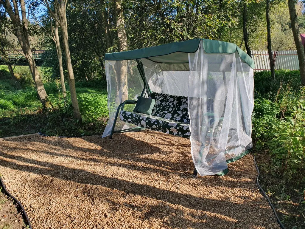 Дом А-фрейм на речке под Клином