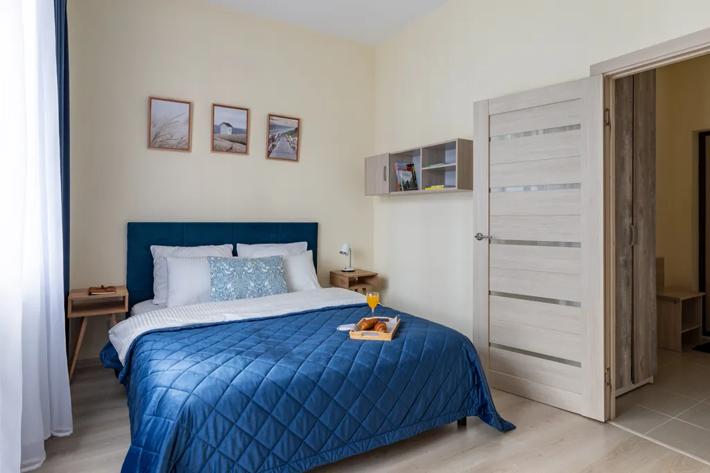 Квартира Евродвушка с большой лоджией — аренда посуточно в Мурино