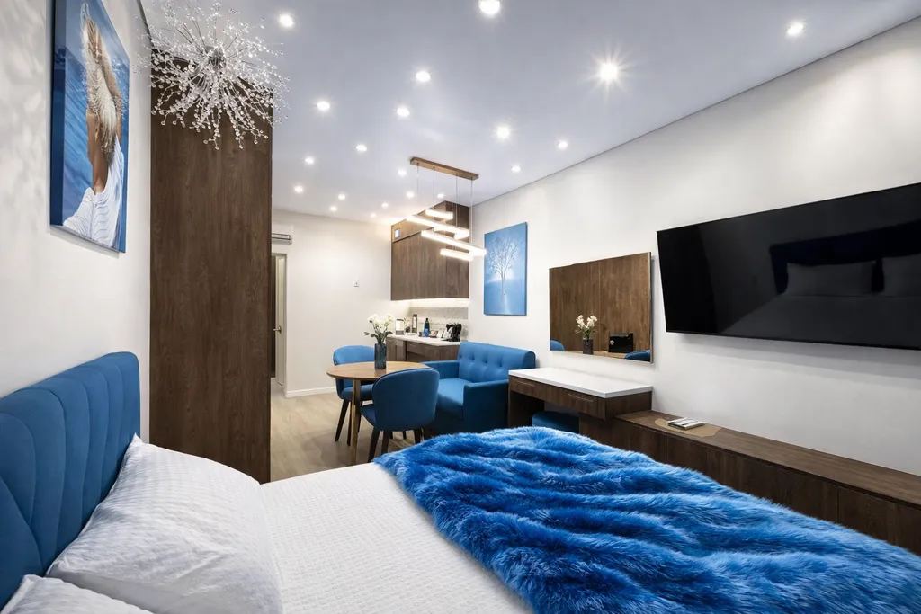 Дизайнерская студия ls-lux-fly blue light лучший вид на море