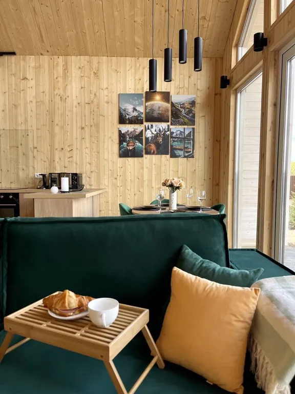 Дом с сауной и горячим чаном