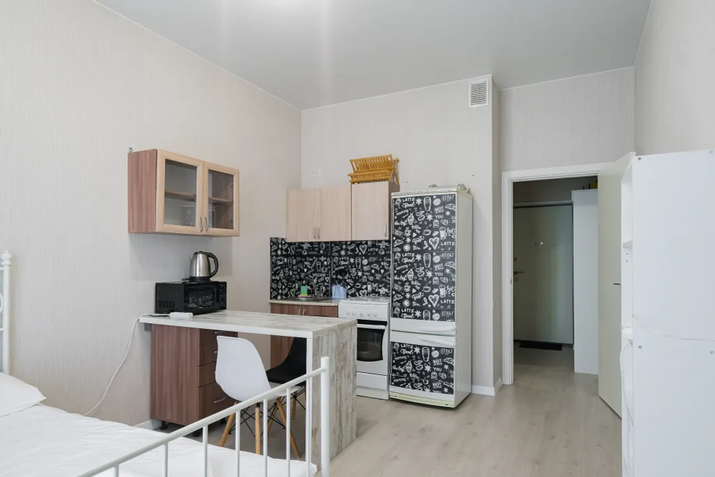 Квартира Квартира Студия в апарт-комплексе "Салют" на Звездной — Санкт-Петербург