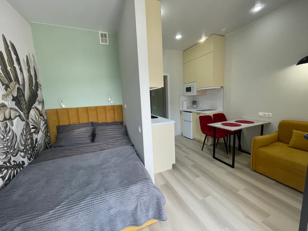 Студия с видом на горы