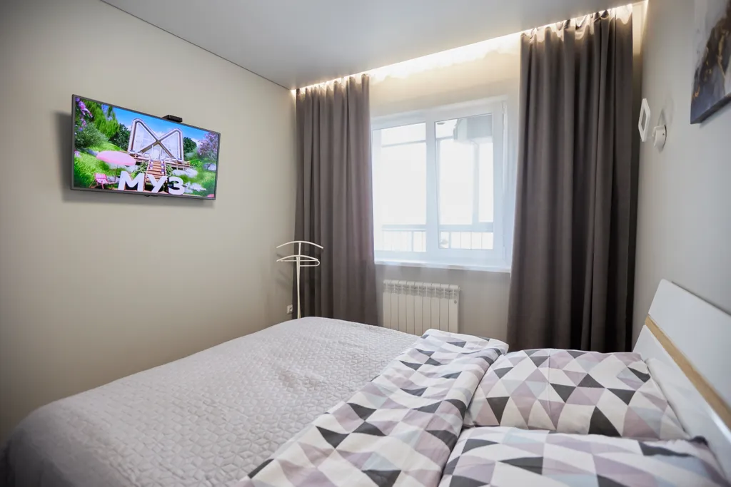 Евродвушка на высоком этаже с красивым видом