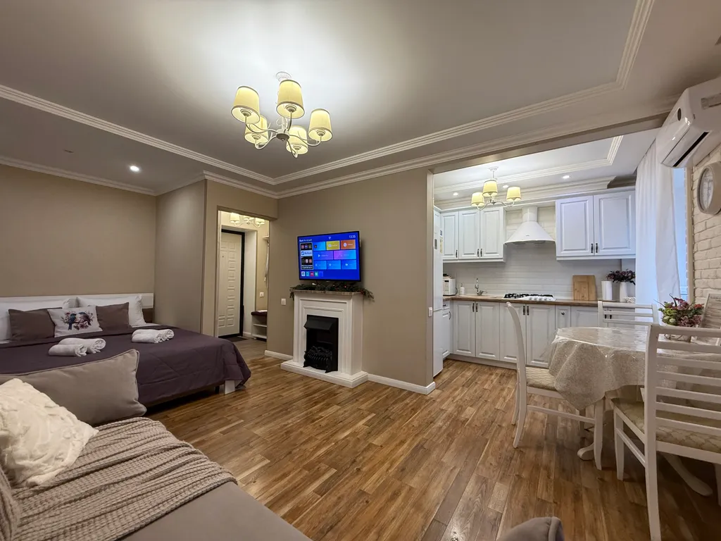 Квартира с балконом в лес