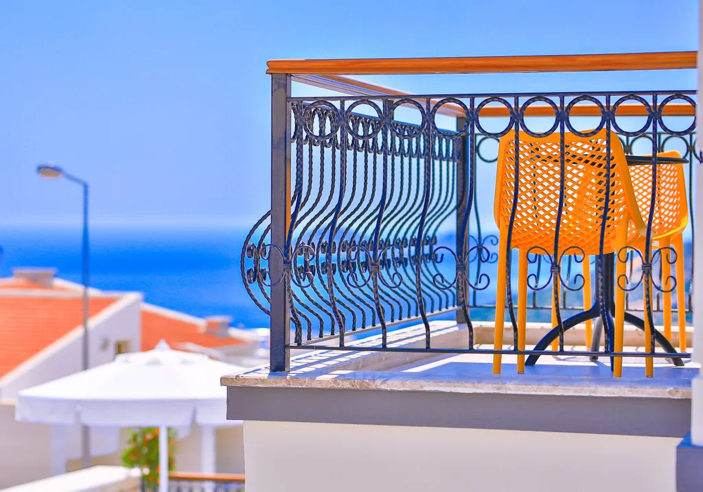 Коттедж Вилла 485 с видом на море и бассейном — Калкан