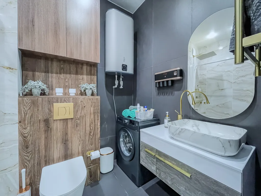 Стильная квартира с кроватью king-size