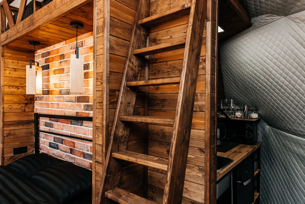 Уютная сфера в стиле лофт