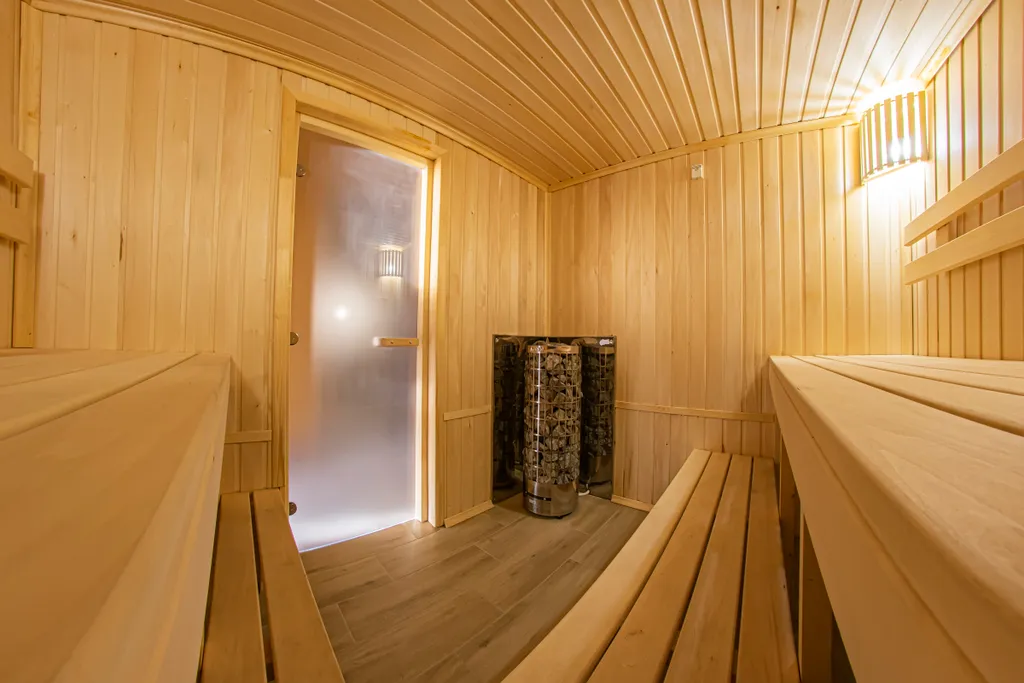 Дом с с чаном и сауной в сосновом лесу "Барн-хаус 2"