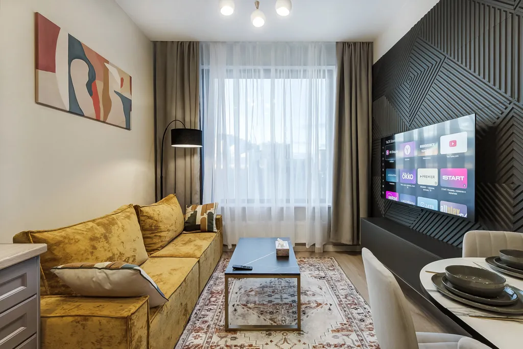 Квартира Просторная евро 3к квартира с видом на Москву-реку — Москва